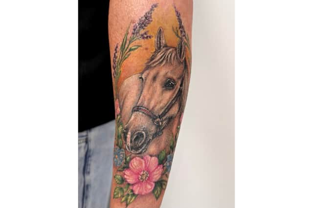 Horse portrait by Milly