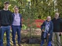 Calum, Conall, Maire and Somhairle McKay at the tree planting