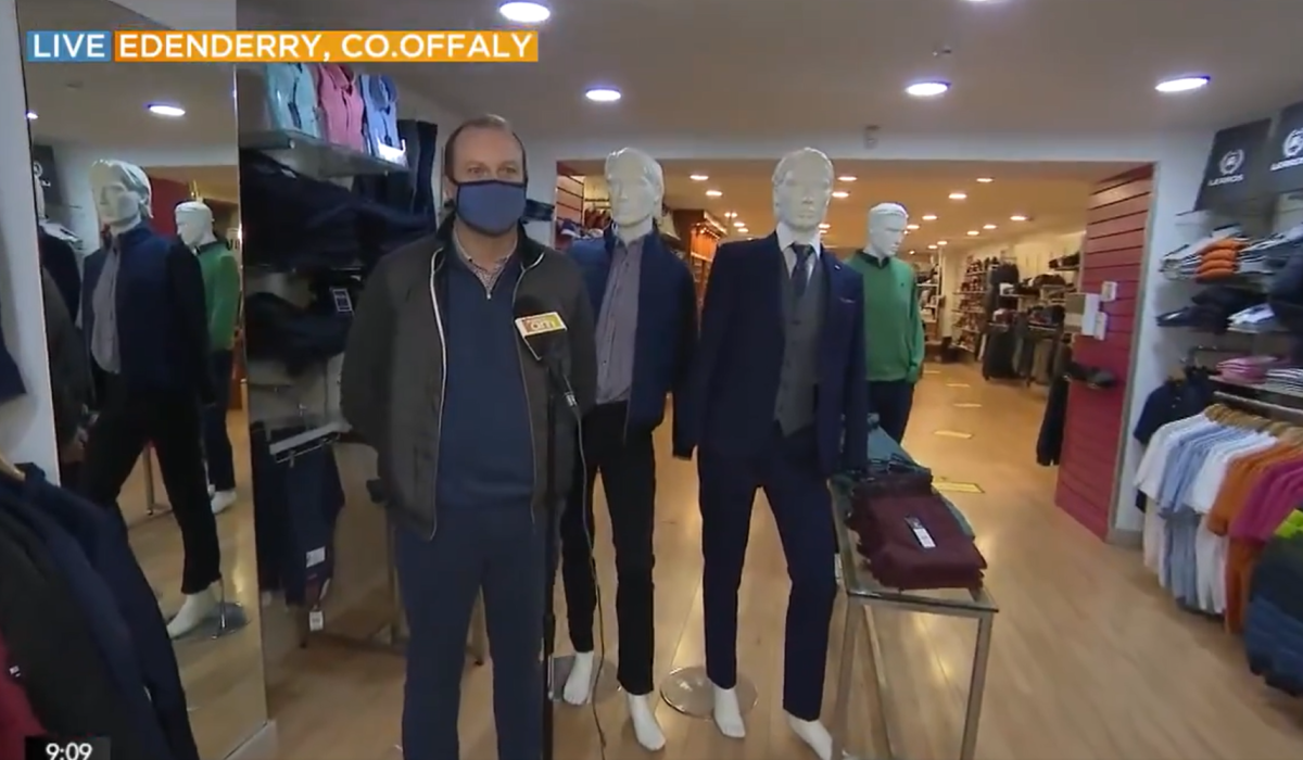 WATCH Ireland AM cameras report on businesses live from Offaly