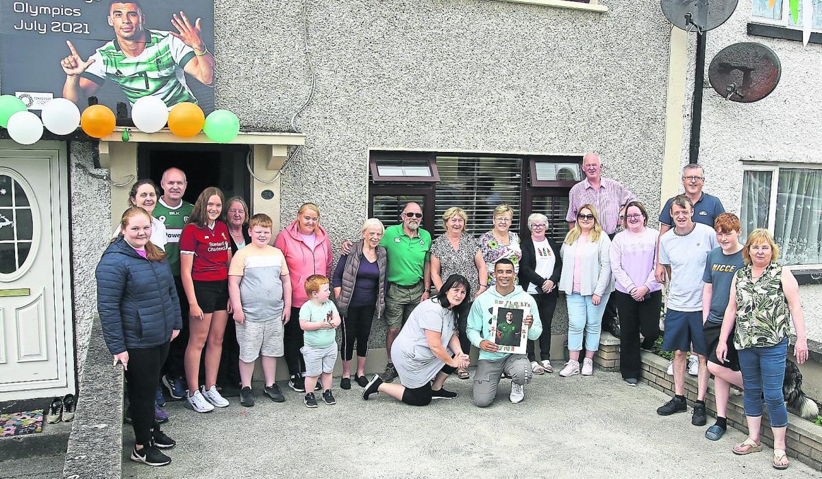 Tullamore residents show support for Olympian as he heads off to Tokyo