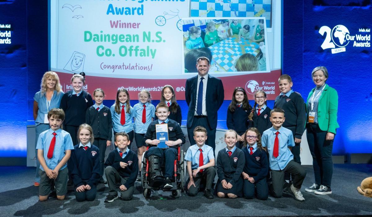 Daingean National School win prestigious award - Offaly Live