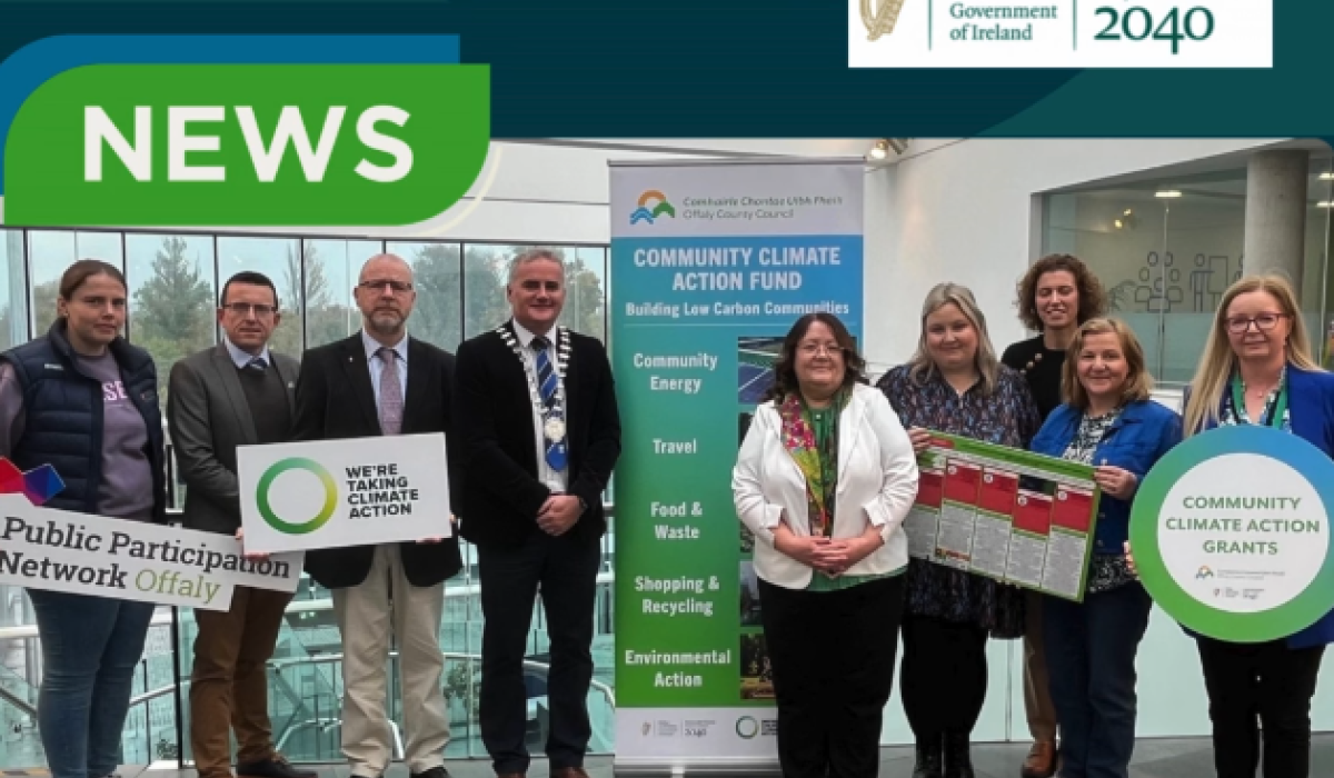 Local community groups urged to apply for phase 2 of Offaly's Climate Action Programme 