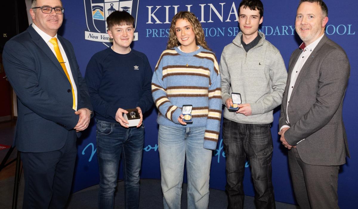 Student achievers honoured at Offaly secondary school's annual awards night