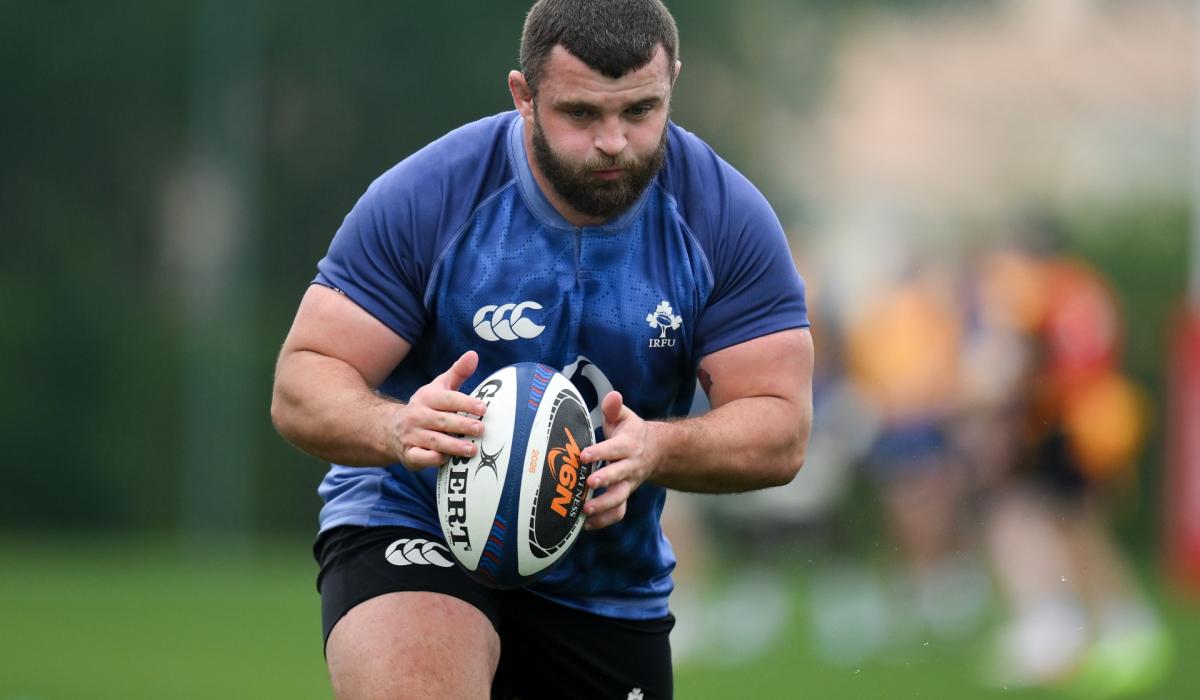 Offaly prop set for Six Nations debut as he is in matchday squad for Ireland's clash with France