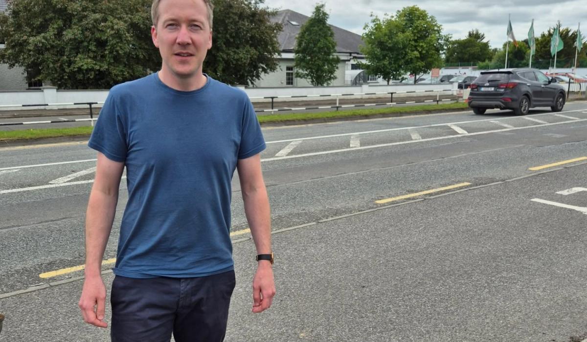 Traffic calming works commence near Offaly primary school