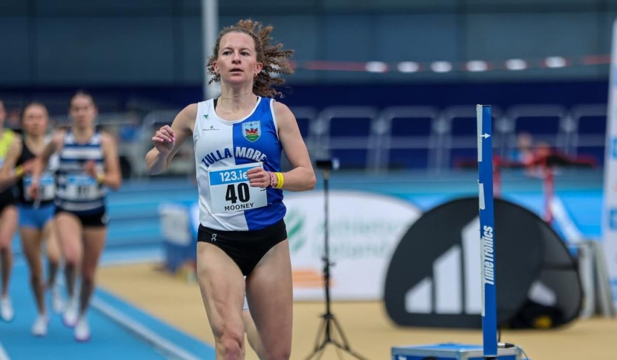 Mooney takes silver as Tullamore Harriers athletes give superb performances at National Indoors