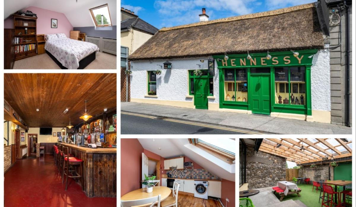 PICTURES: Famous old-world thatched Offaly pub with home and beer garden hits the market
