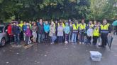 The large group observed a lot of bat activity in the town park and near the river