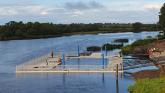 New banagher outdoor pool being installed september 2025