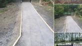 Brand new footpath onto Greenway at Connolly Park opens