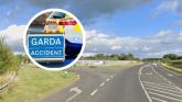 Latest garda update with road closed outside Offaly town as pedestrian is hit by bus