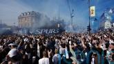 Tottenham fans flood streets to welcome team bus ahead of crunch Forest clash