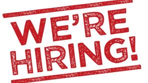 JOBS ALERT: We're Hiring!