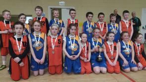 Tullamore Community Games U11 basketball team become Leinster Champions 