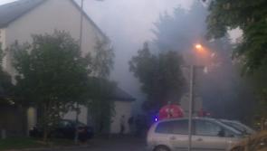 BREAKING: Fire services deal with car fire near Edenderry apartment complex 