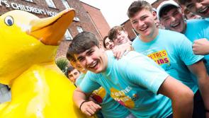 Famous Clongowes charity Duck Push to pass through Offaly