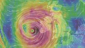 Met Éireann warns Offaly as winds get significantly stronger as Ophelia moves north