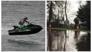 Action sought as people jet ski  across Offaly floods