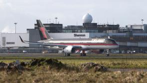 'Trump Force One' touches down on runway at Shannon Airport