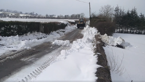 WATCH: Farmers to the rescue as they clear roads to cut-off Offaly communities 