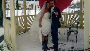 The story of this Offaly couple's wedding at the height of Storm Emma is incredible 