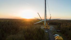 Construction on Ireland's tallest wind turbines completed in Offaly 