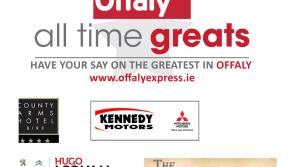 VOTE: Offaly All Time Greats quarter-final matches revealed 