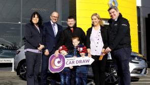 Local mother celebrates winning Tullamore Credit Union car draw