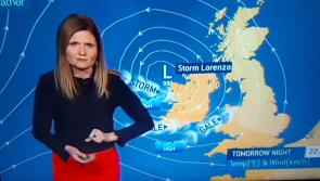 Latest forecast for Storm Lorenzo from Met Eireann as it approaches Ireland