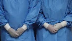 ICA members sewing  scrubs for Ireland 