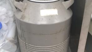 Gardaí issue appeal after five containers of liquid nitrogen were stolen from a farmyard