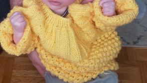 
Baby Niamh's first steps on Irish soil . . . in Canada!