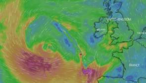 WATCH LIVE: Storm Ellen track to Ireland across the Atlantic