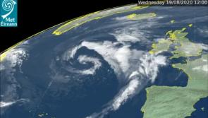 WATCH: Latest Storm Ellen satellite footage from Met Eireann shows size of storm approaching Ireland