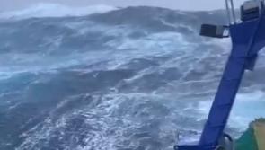 WATCH: Video of the Atlantic off Ireland during Storm Aiden is not for the faint-hearted