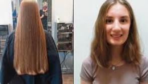 Hannah's hair brings joy to Jigsaw Laois/ Offaly during Covid