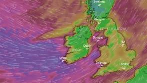 WATCH LIVE: Track Storm Bella as it heads towards Ireland bringing  strong winds and rain