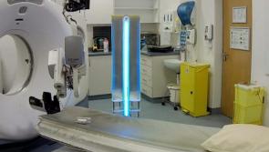 Incredible robot deployed at Tullamore Hospital to help wipe out Covid-19