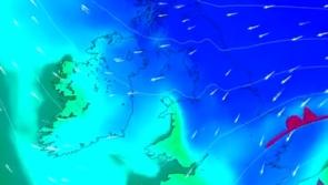 Storm Darcy Status Red Weather Alert declared by Met Éireann storm forecasting partner 