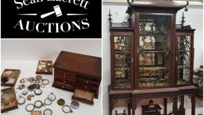 Antique furniture, statues and cameras among the items going under the digital hammer this month