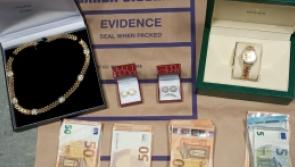 Cash and jewellery seized in Midlands garda raid 