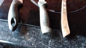 Knives dumped in front garden of Offaly home