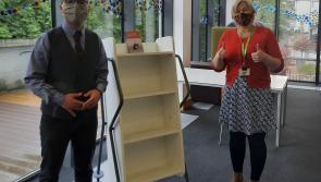 Offaly based Turkish journalist presents new book to library