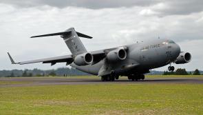 Listen: Pilot of massive US Air Force plane flies over the Midlands to say hello