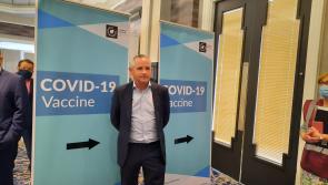 HSE Chief Executive Paul Reid visits Tullamore vaccination centre