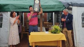 Celebrations in Offaly as son wins father's Captain's Prize in Kilrush Golf Club