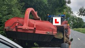 Learner tractor driver was doing this when stopped by gardai