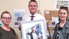 Community champion marks 25 years as manager of Offaly shopping centre