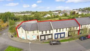 Large property in Offaly with vacant apartments and commercial units sells for well above asking price at auction 