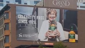 Well known Offaly shopkeeper features on massive new Tullamore DEW billboard in cities across America
